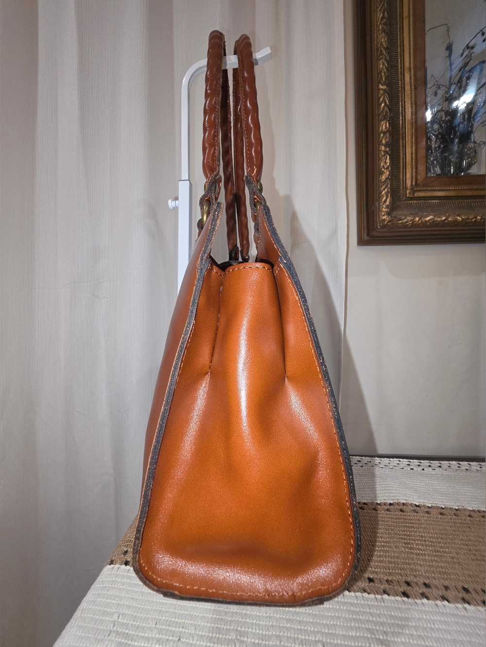 Patricia Nash Rienzo Leather Satchel - Picture 4 of 16